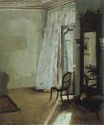 Meckel, Adolf von the balcony room oil painting artist